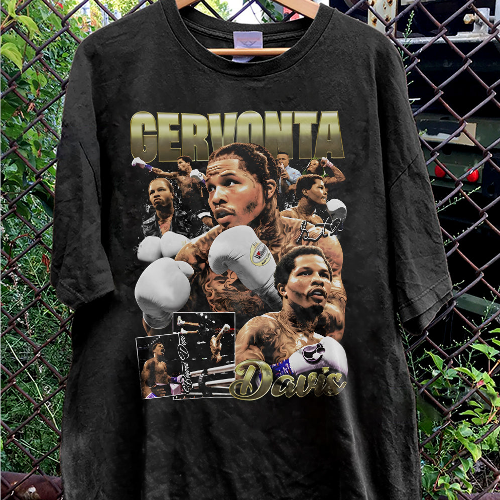 Vintage 90s Graphic Style Gervonta Davis Shirt - Gervonta Davis T-Shirt V2 - American Professional Wrestler Tee For Man and Woman Unisex T-Shirt VT8AU8