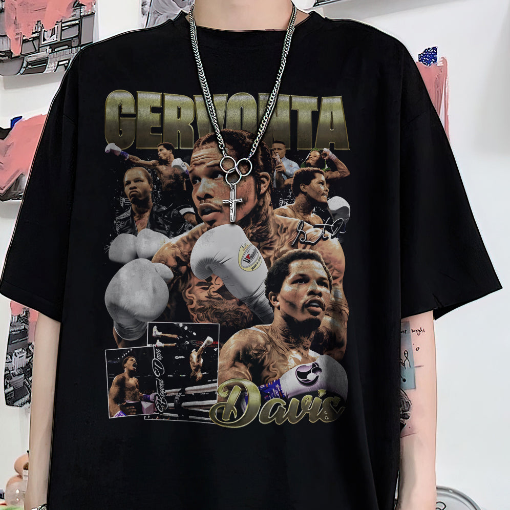 Vintage 90s Graphic Style Gervonta Davis Shirt - Gervonta Davis T-Shirt V2 - American Professional Wrestler Tee For Man and Woman Unisex T-Shirt VT8AU8