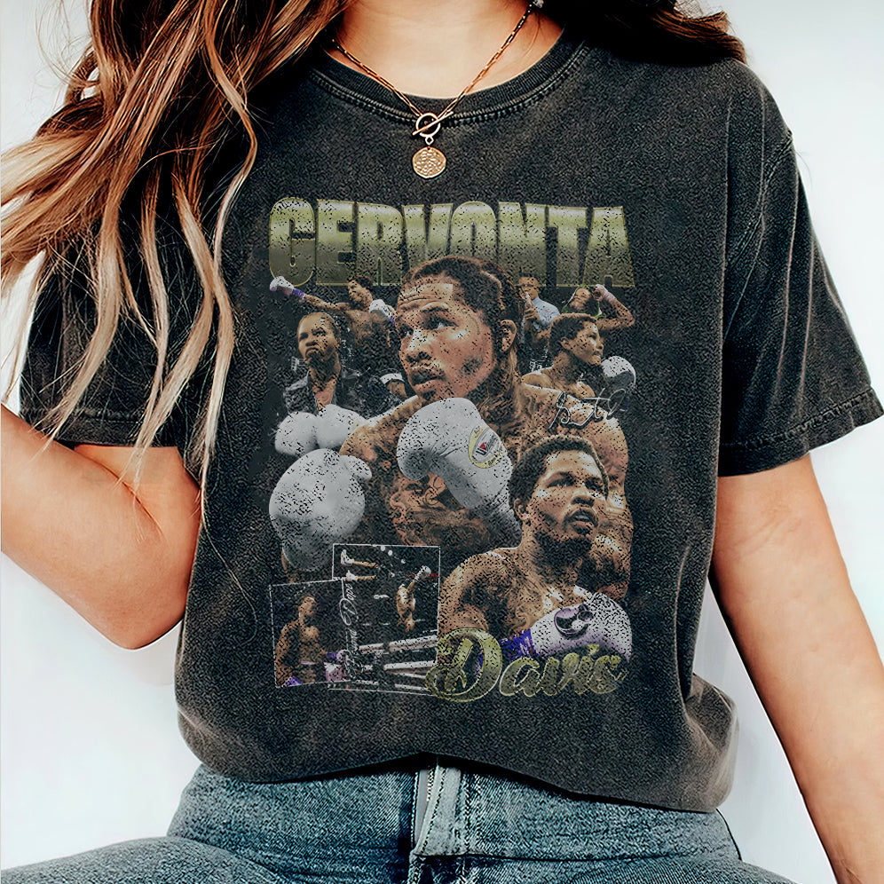 Vintage 90s Graphic Style Gervonta Davis Shirt - Gervonta Davis T-Shirt V2 - American Professional Wrestler Tee For Man and Woman Unisex T-Shirt VT8AU8