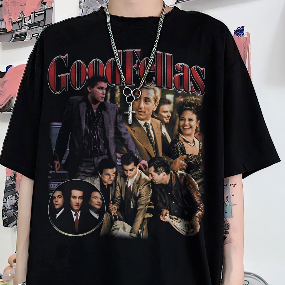 Vintage 90s Graphic Style Goodfellas Shirt - Goodfellas T-Shirt - American Professional Wrestler Tee For Man and Woman Unisex T-Shirt VT8AU8