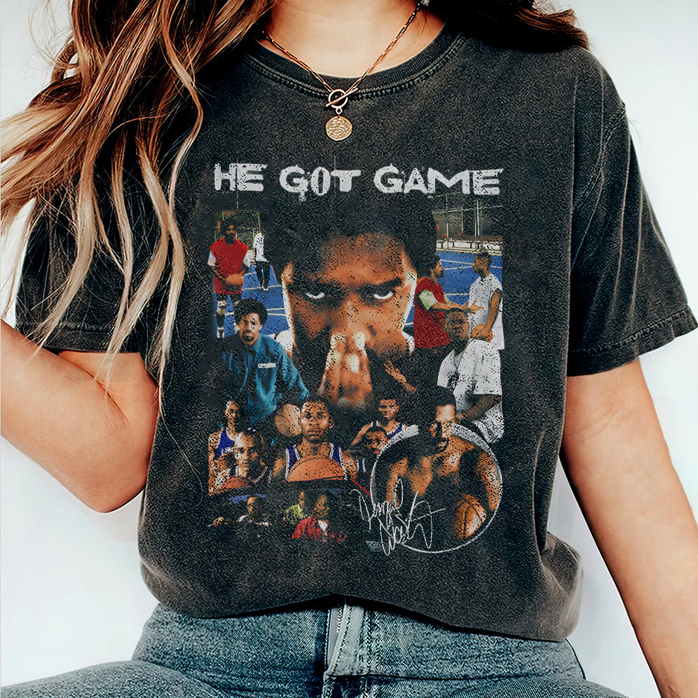 Vintage 90s Graphic Style He Got Game Shirt - He Got Game T-Shirt - American Professional Wrestler Tee For Man and Woman Unisex T-Shirt VT8AU8