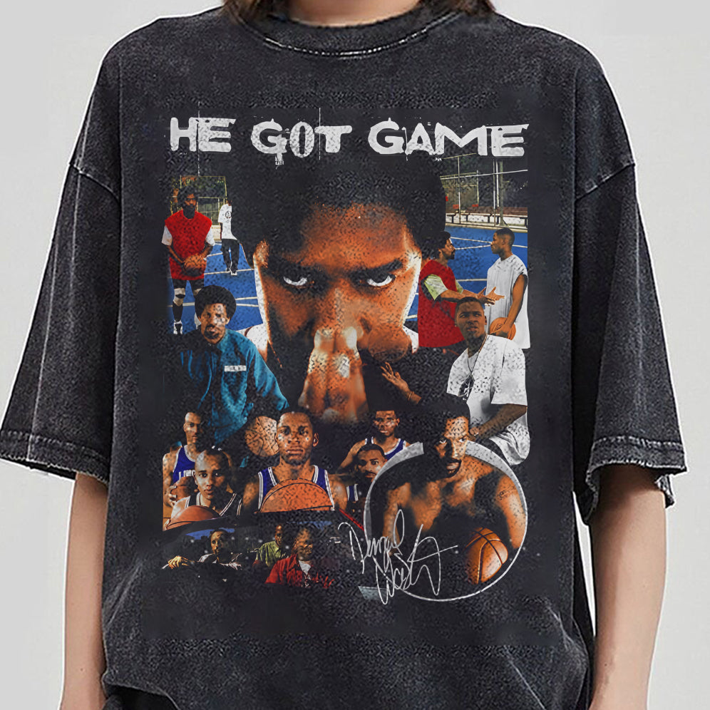 Vintage 90s Graphic Style He Got Game Shirt - He Got Game T-Shirt - American Professional Wrestler Tee For Man and Woman Unisex T-Shirt VT8AU8