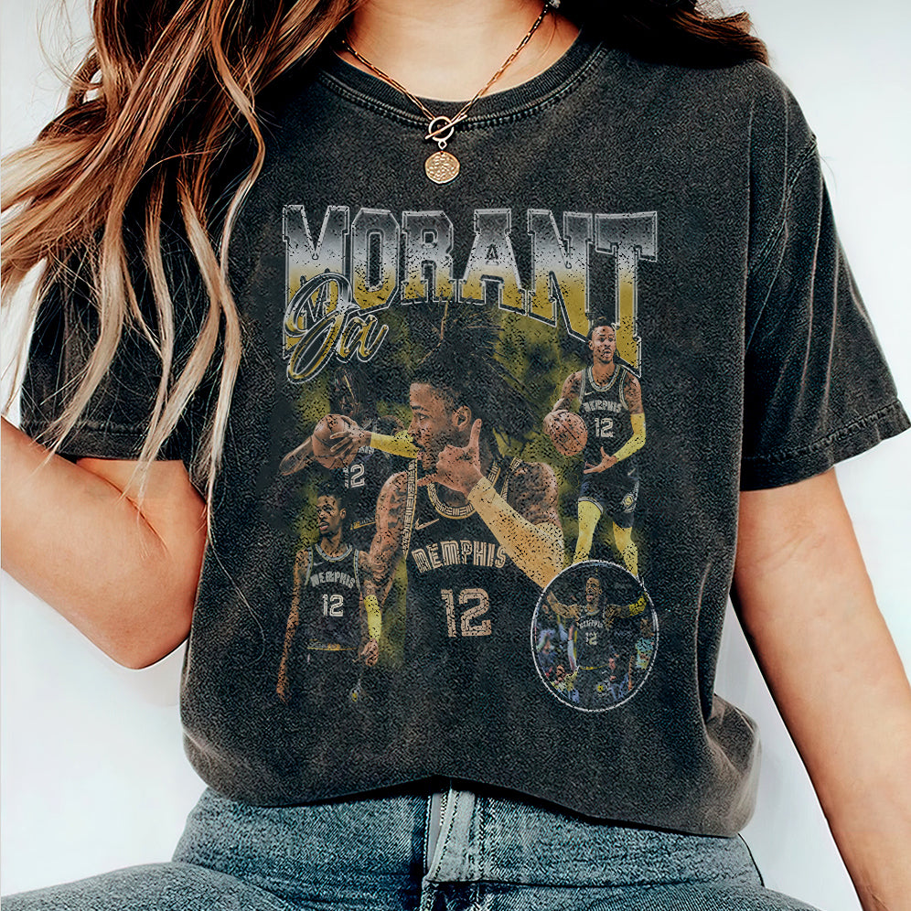 Vintage 90s Graphic Style Ja Morant Shirt - Ja Morant T-Shirt - American Professional Wrestler Tee For Man and Woman Unisex T-Shirt VT8AU8