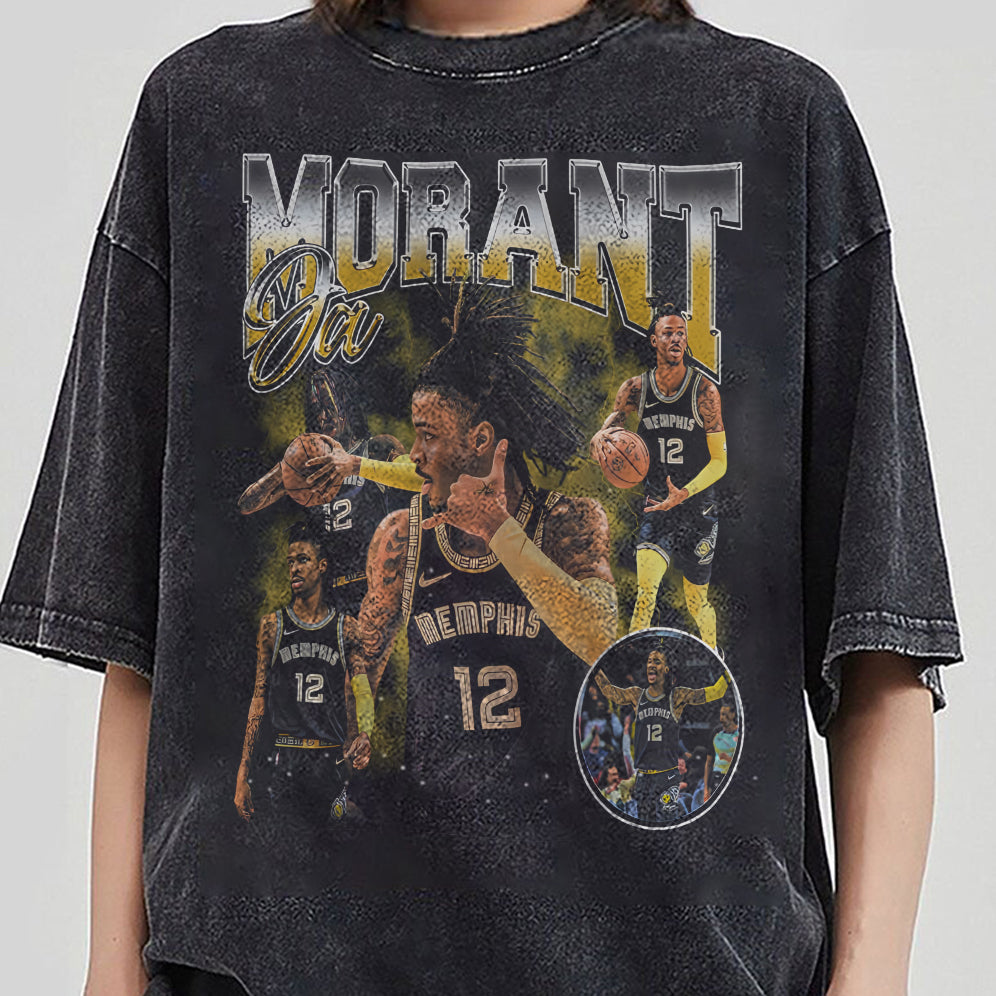 Vintage 90s Graphic Style Ja Morant Shirt - Ja Morant T-Shirt - American Professional Wrestler Tee For Man and Woman Unisex T-Shirt VT8AU8