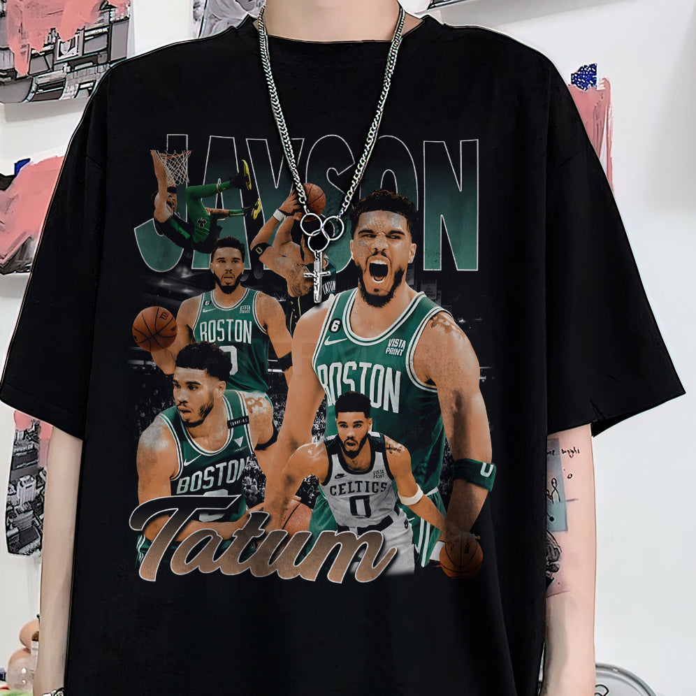 Vintage 90s Graphic Style Jayson Tatum Shirt - Jayson Tatum T-Shirt V2 - American Professional Wrestler Tee For Man and Woman Unisex T-Shirt VT8AU8