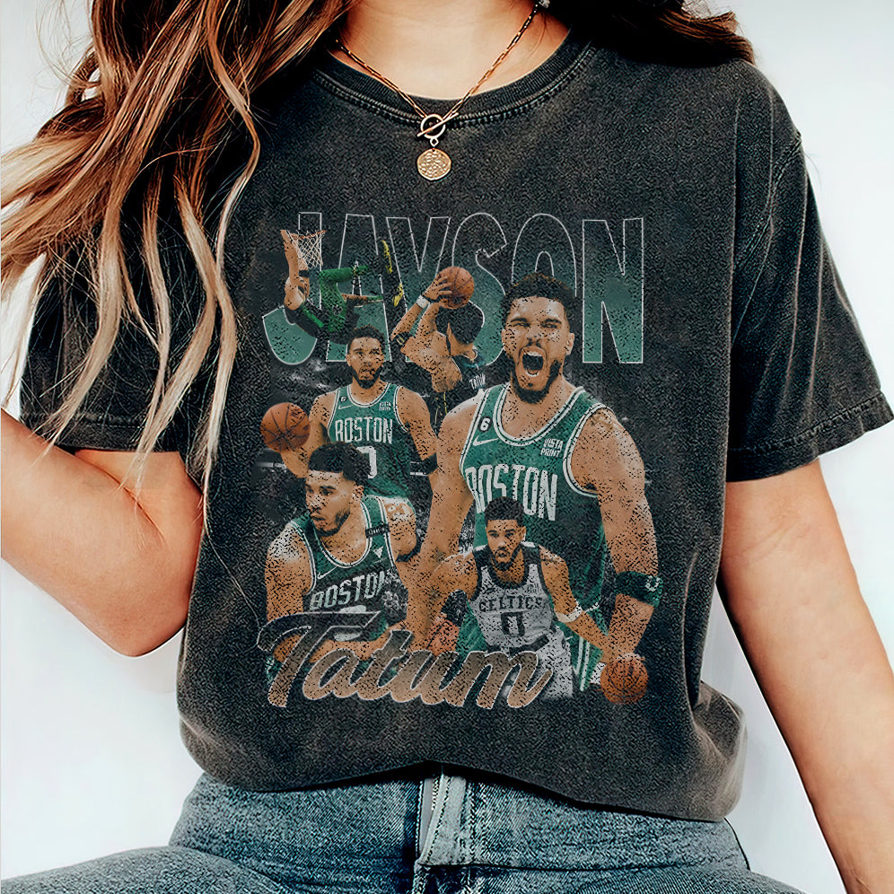 Vintage 90s Graphic Style Jayson Tatum Shirt - Jayson Tatum T-Shirt V2 - American Professional Wrestler Tee For Man and Woman Unisex T-Shirt VT8AU8