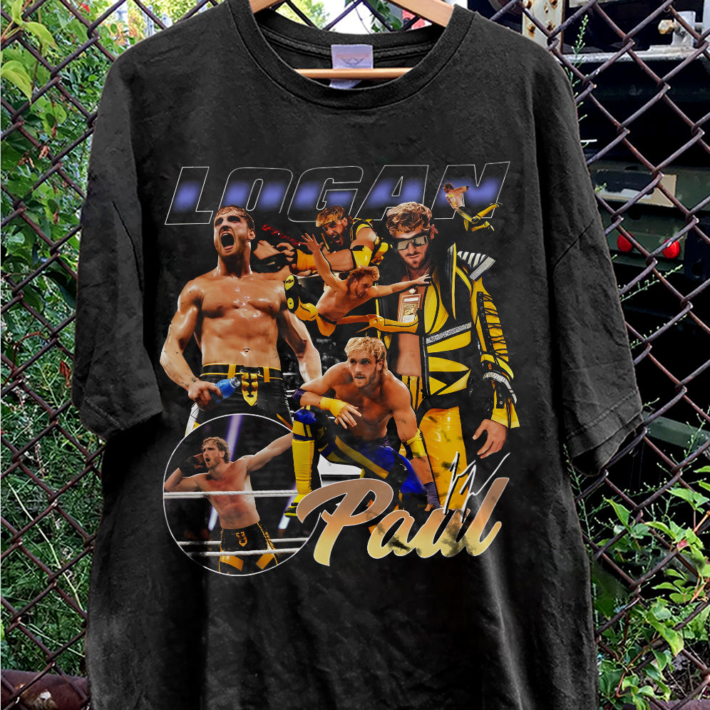 Vintage 90s Graphic Style Logan Paul Shirt - Logan Paul T-Shirt - American Professional Wrestler Tee For Man and Woman Unisex T-Shirt