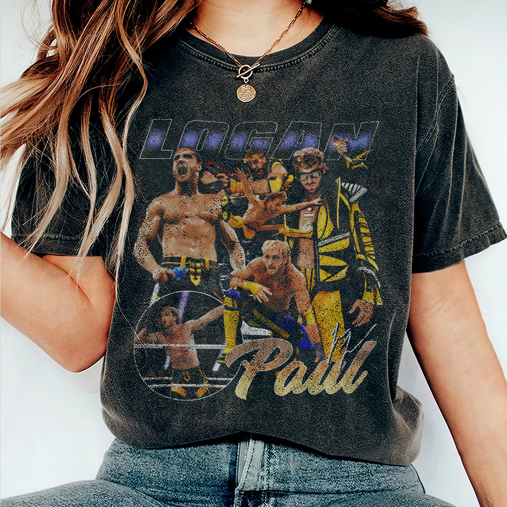 Vintage 90s Graphic Style Logan Paul Shirt - Logan Paul T-Shirt - American Professional Wrestler Tee For Man and Woman Unisex T-Shirt