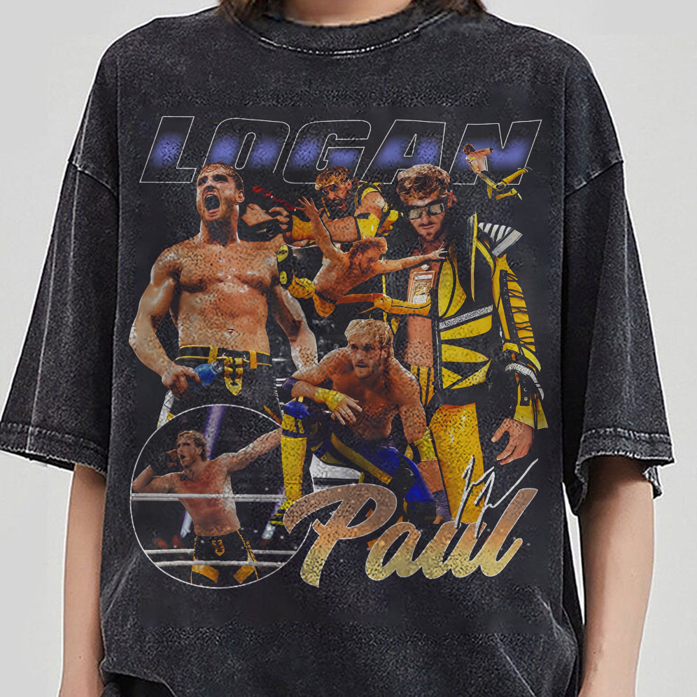 Vintage 90s Graphic Style Logan Paul Shirt - Logan Paul T-Shirt - American Professional Wrestler Tee For Man and Woman Unisex T-Shirt