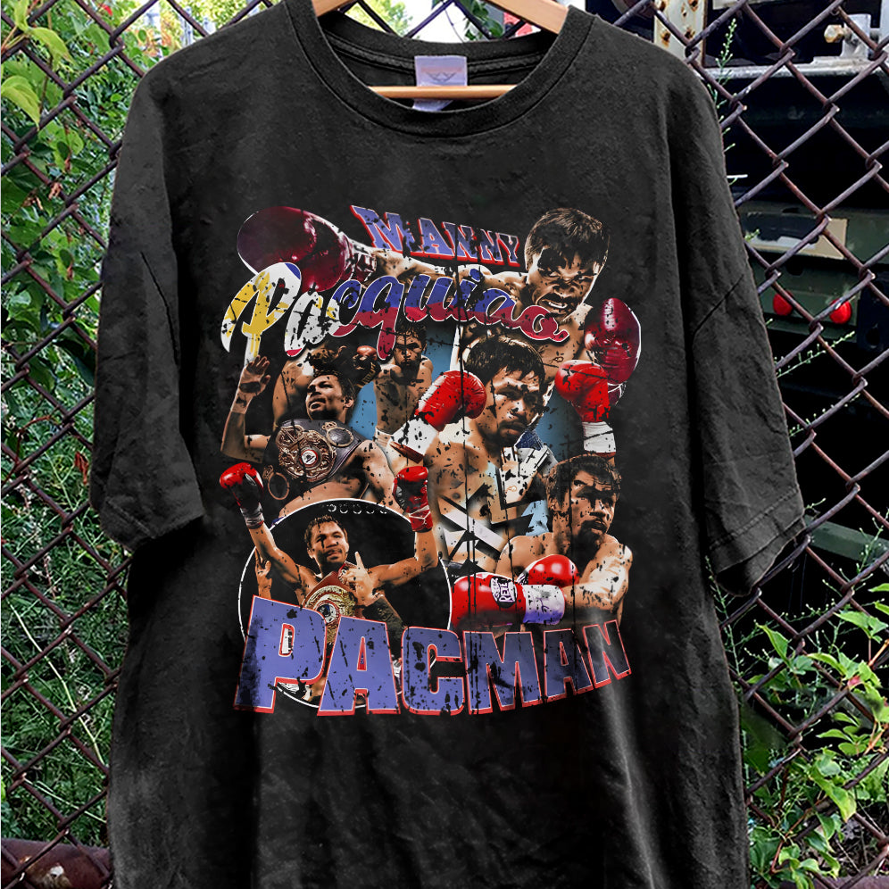 Vintage 90s Graphic Style Manny Pacquiao Shirt - Manny Pacquiao T-Shirt - American Professional Wrestler Tee For Man and Woman Unisex T-Shirt VT8AU8