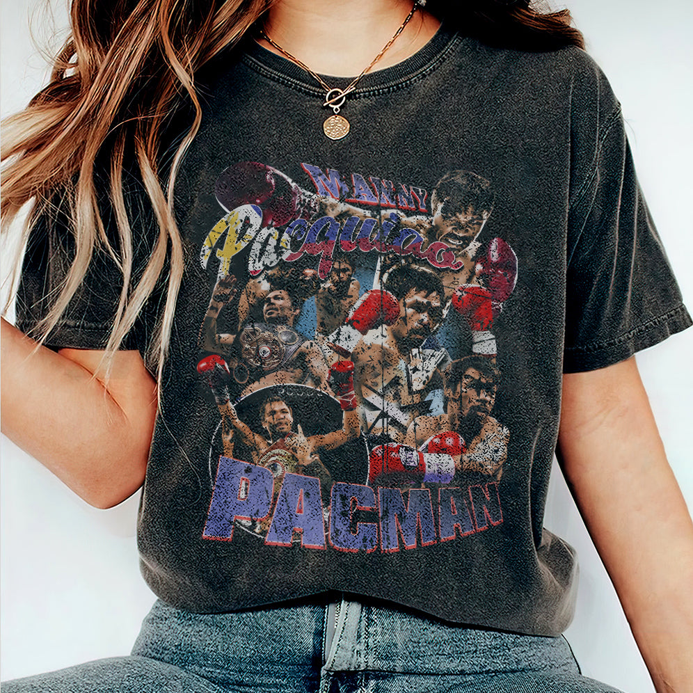 Vintage 90s Graphic Style Manny Pacquiao Shirt - Manny Pacquiao T-Shirt - American Professional Wrestler Tee For Man and Woman Unisex T-Shirt VT8AU8