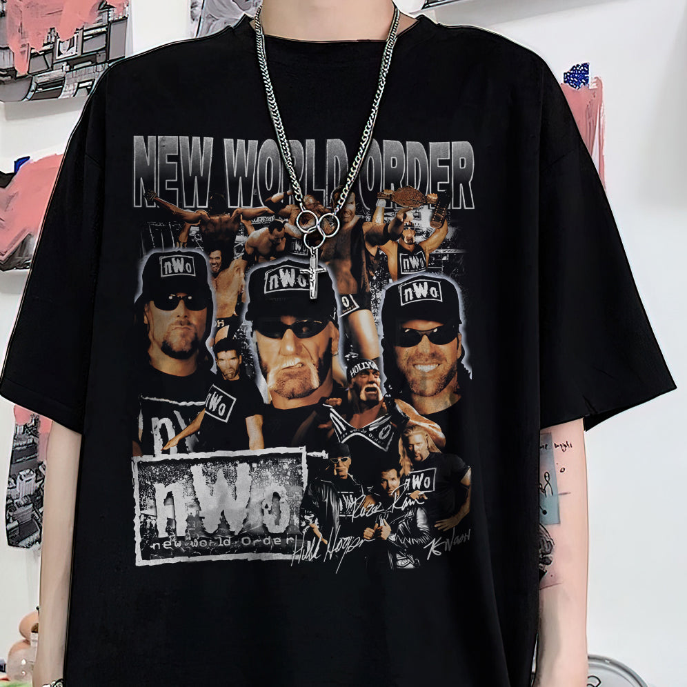 Vintage 90s Graphic Style NWO Shirt - NWO T-Shirt - American Professional Wrestler Tee For Man and Woman Unisex T-Shirt