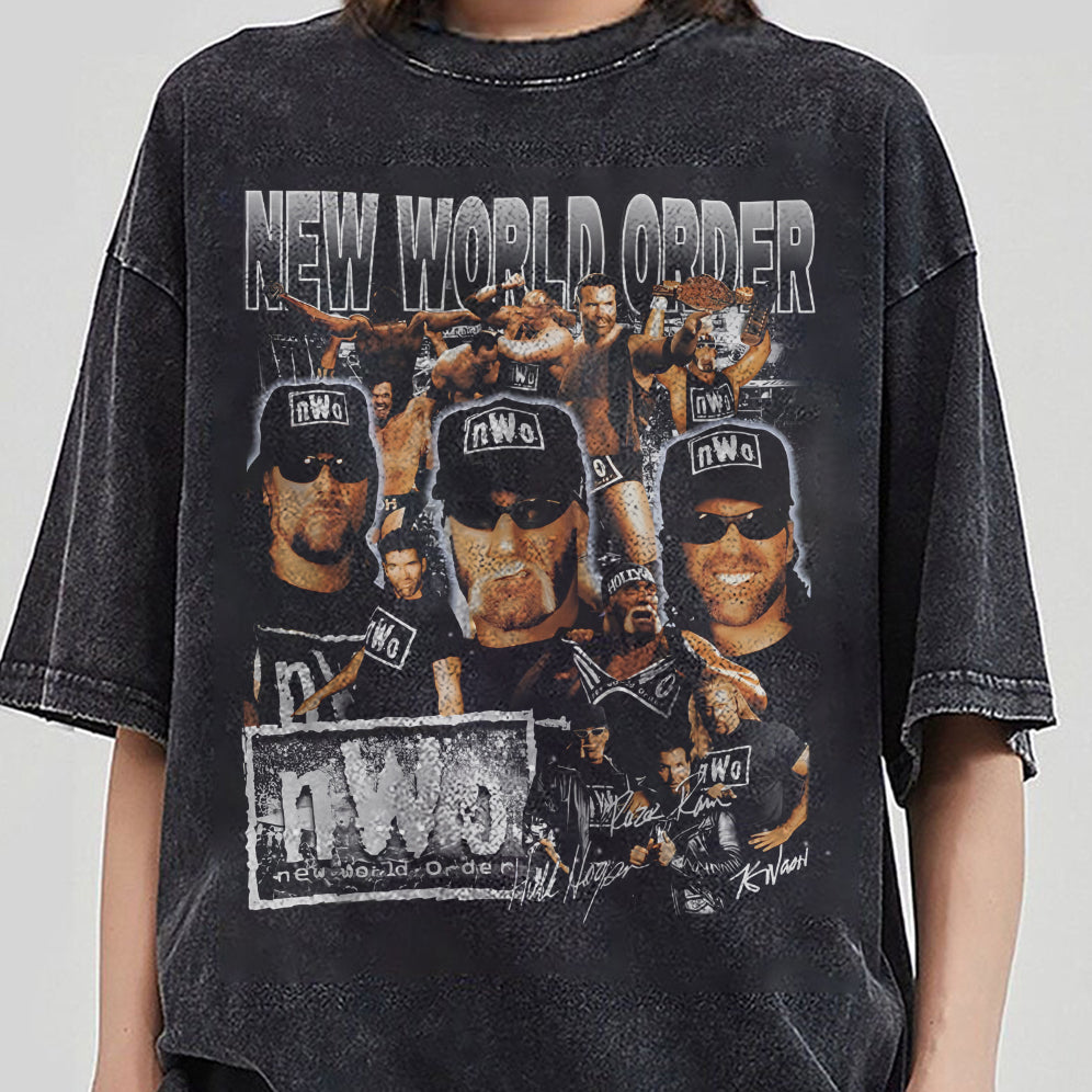 Vintage 90s Graphic Style NWO Shirt - NWO T-Shirt - American Professional Wrestler Tee For Man and Woman Unisex T-Shirt