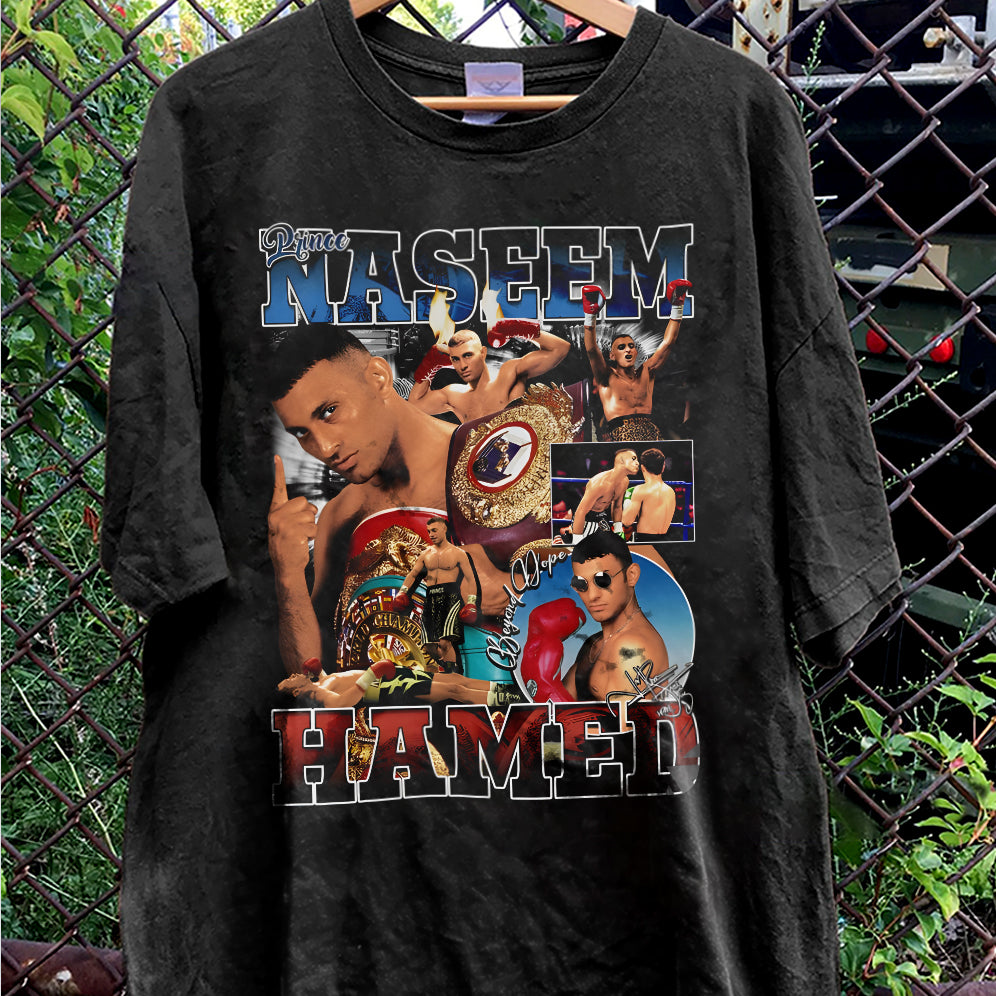 Vintage 90s Graphic Style Prince Naseem Hamed Shirt - Prince Naseem Hamed T-Shirt - American Professional Wrestler Tee For Man and Woman Unisex T-Shirt VT8AU8