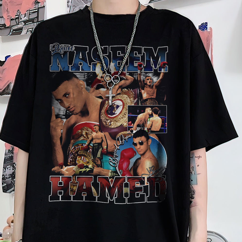 Vintage 90s Graphic Style Prince Naseem Hamed Shirt - Prince Naseem Hamed T-Shirt - American Professional Wrestler Tee For Man and Woman Unisex T-Shirt VT8AU8