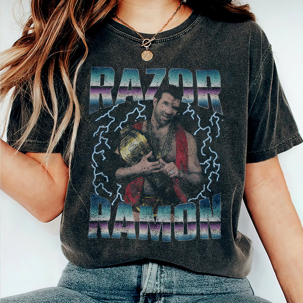 Vintage 90s Graphic Style Razor Ramon Shirt - Razor Ramon T-Shirt - American Professional Wrestler Tee For Man and Woman Unisex T-Shirt