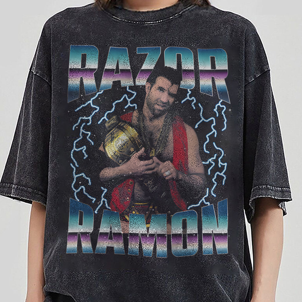 Vintage 90s Graphic Style Razor Ramon Shirt - Razor Ramon T-Shirt - American Professional Wrestler Tee For Man and Woman Unisex T-Shirt