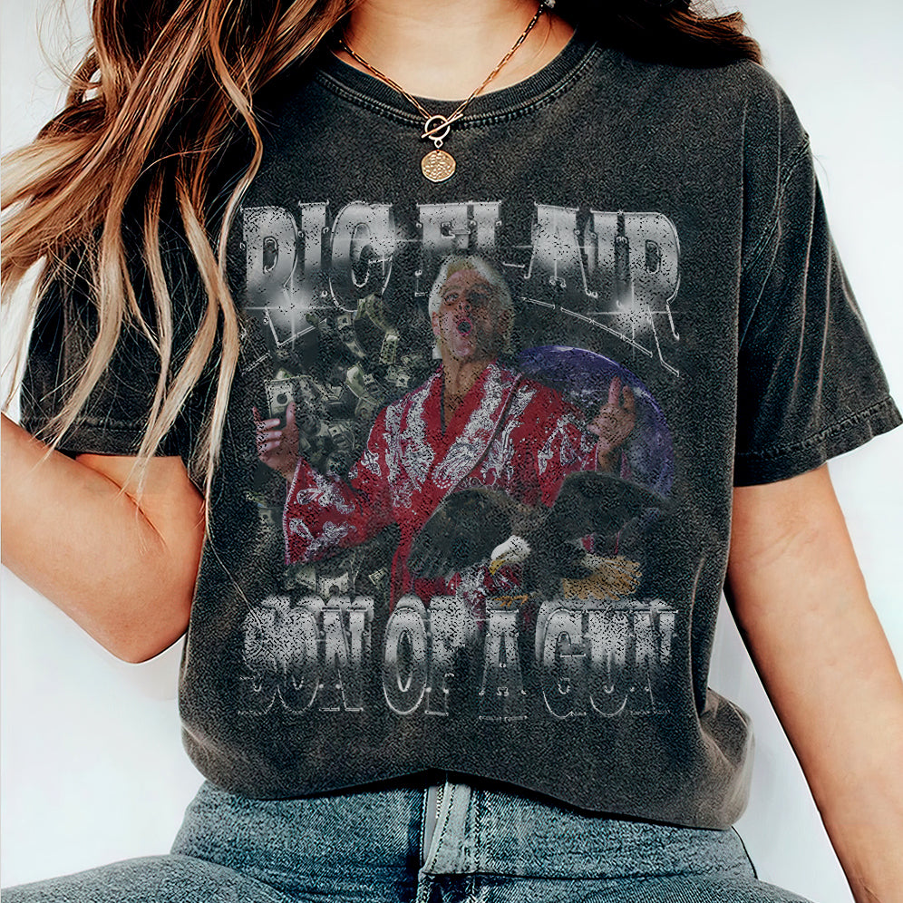 Vintage 90s Graphic Style Ric Flair Shirt - Ric Flair T-Shirt - American Professional Wrestler Tee For Man and Woman Unisex T-Shirt