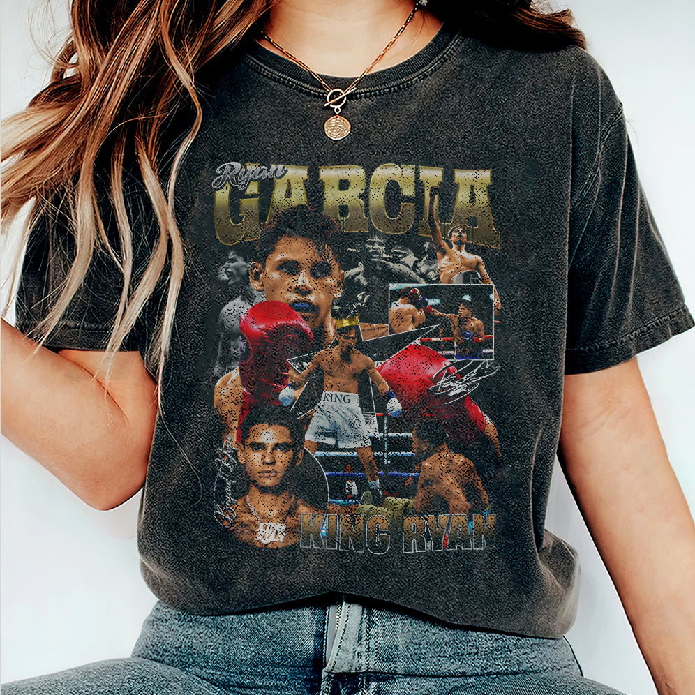 Vintage 90s Graphic Style Ryan Garcia Shirt - Ryan Garcia T-Shirt - American Professional Wrestler Tee For Man and Woman Unisex T-Shirt VT8AU8