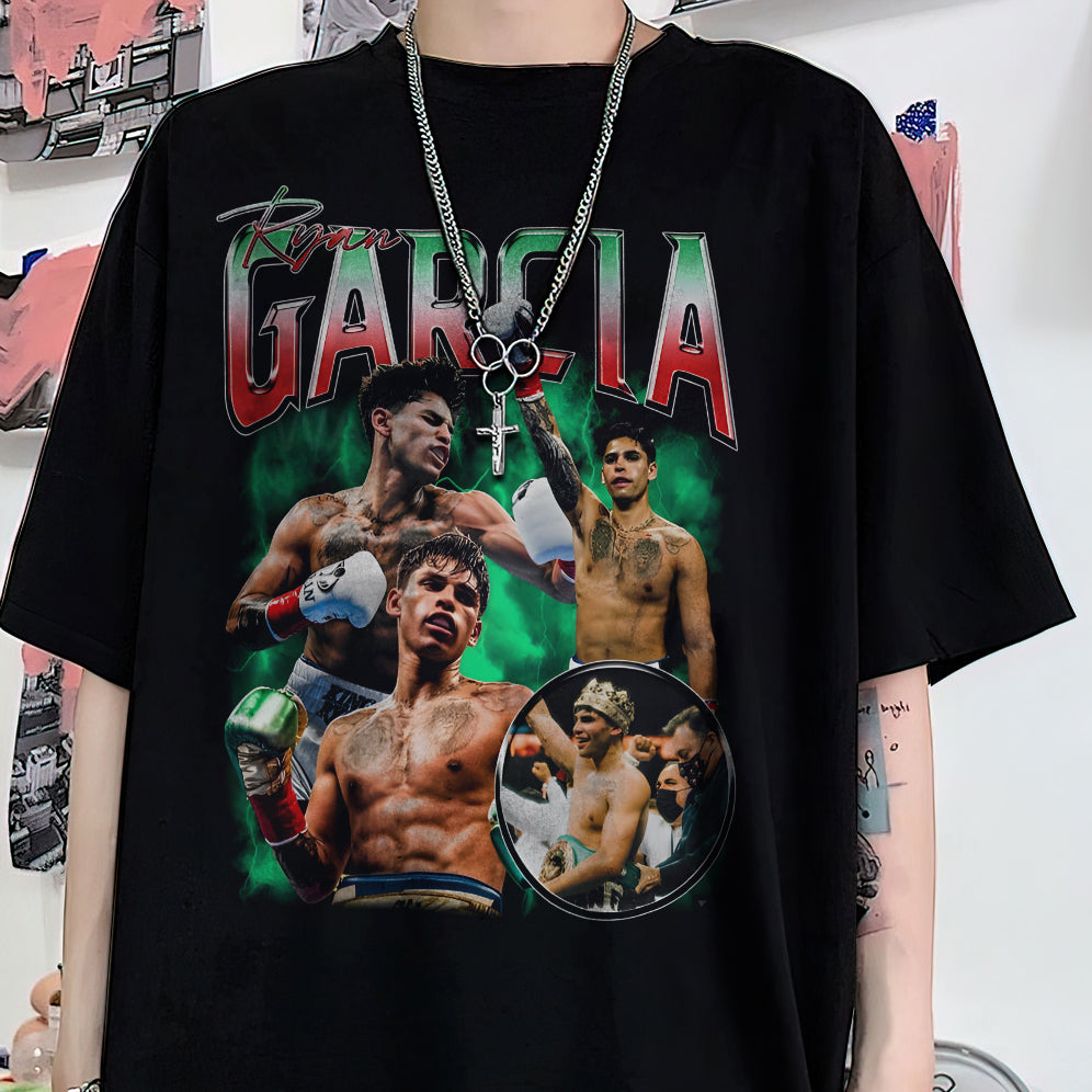 Vintage 90s Graphic Style Ryan Garcia Shirt - Ryan Garcia T-Shirt V2 - American Professional Wrestler Tee For Man and Woman Unisex T-Shirt VT8AU8