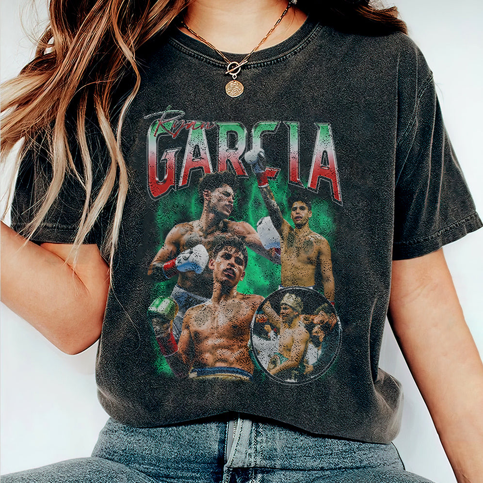 Vintage 90s Graphic Style Ryan Garcia Shirt - Ryan Garcia T-Shirt V2 - American Professional Wrestler Tee For Man and Woman Unisex T-Shirt VT8AU8