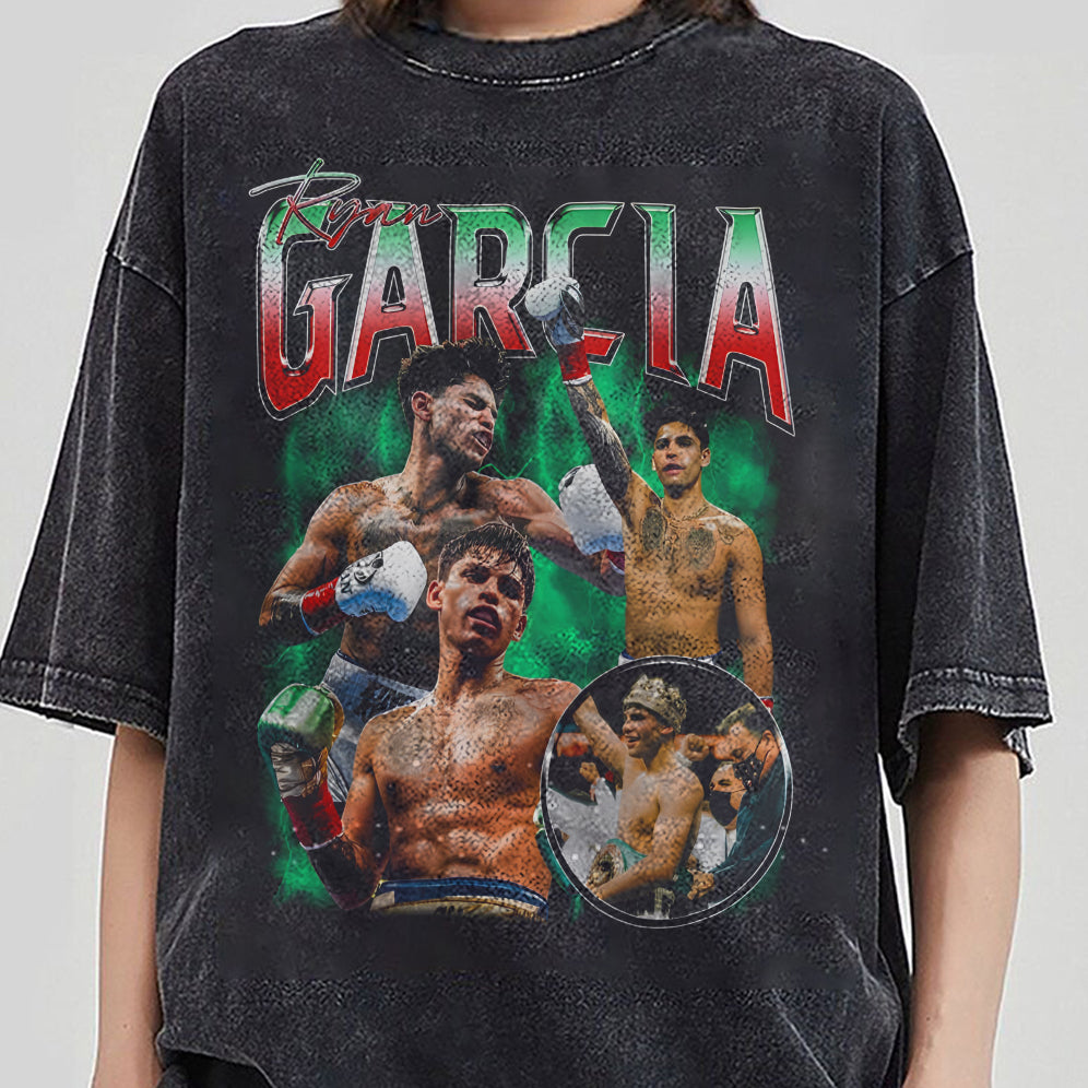 Vintage 90s Graphic Style Ryan Garcia Shirt - Ryan Garcia T-Shirt V2 - American Professional Wrestler Tee For Man and Woman Unisex T-Shirt VT8AU8