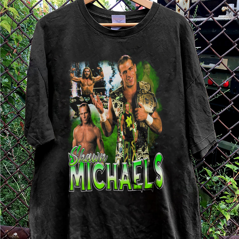 Vintage 90s Graphic Style Shawn Michaels Shirt - Shawn Michaels T-Shirt - American Professional Wrestler Tee For Man and Woman Unisex T-Shirt