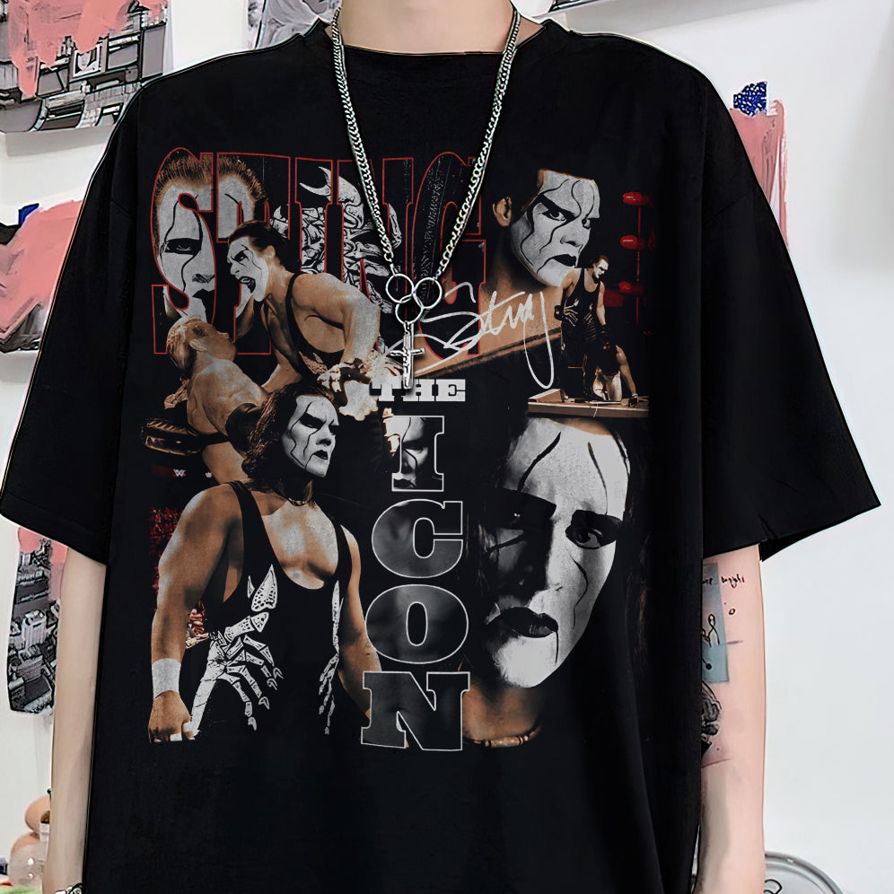 Vintage 90s Graphic Style Sting Shirt - Sting T-Shirt - American Professional Wrestler Tee For Man and Woman Unisex T-Shirt