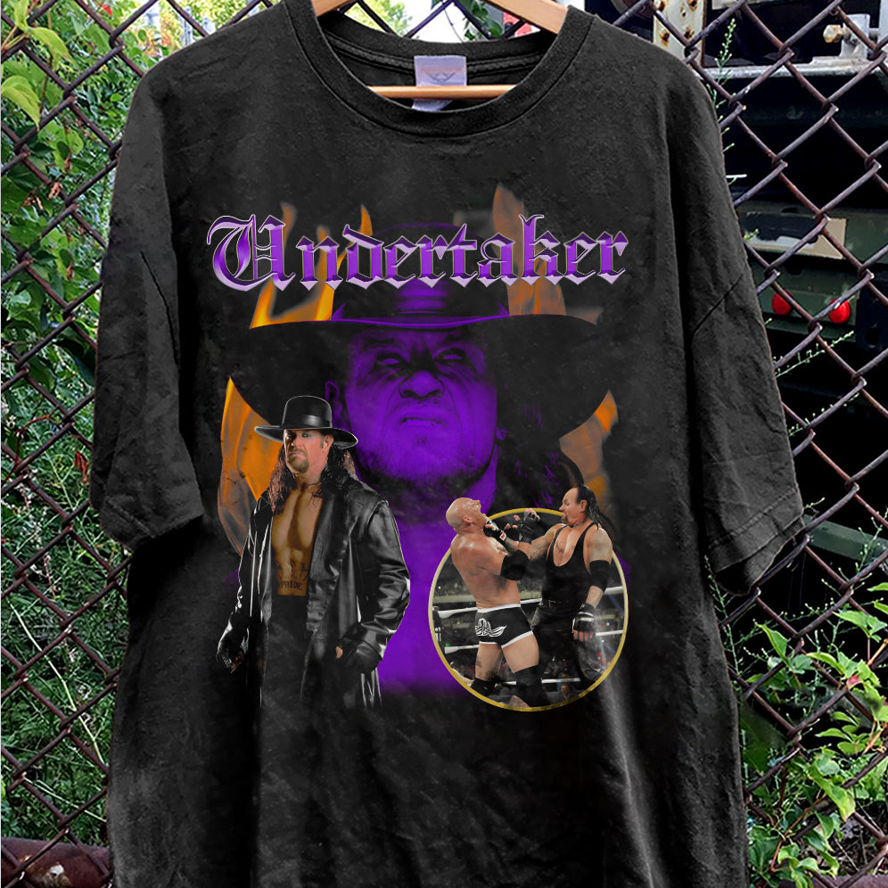 Vintage 90s Graphic Style Undertaker Shirt - Undertaker T-Shirt - American Professional Wrestler Tee For Man and Woman Unisex T-Shirt