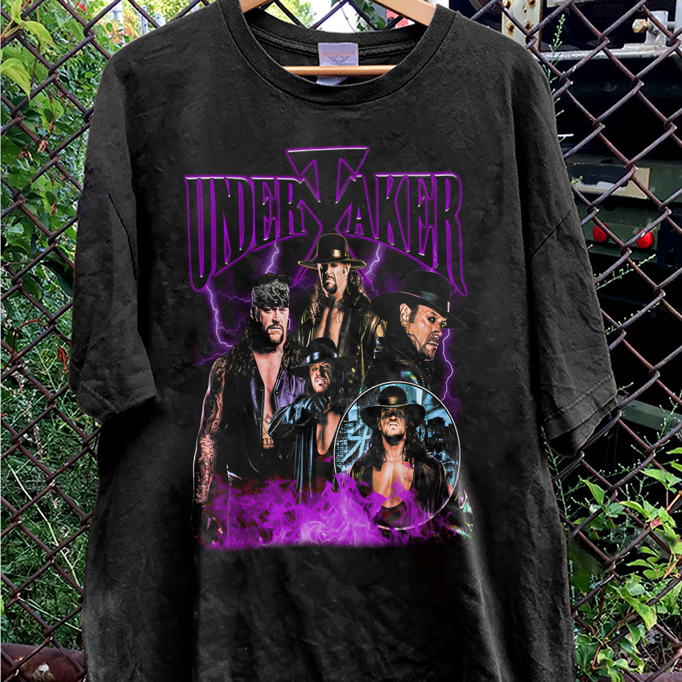 Vintage 90s Graphic Style Undertaker Shirt - Undertaker T-Shirt V2- American Professional Wrestler Tee For Man and Woman Unisex T-Shirt