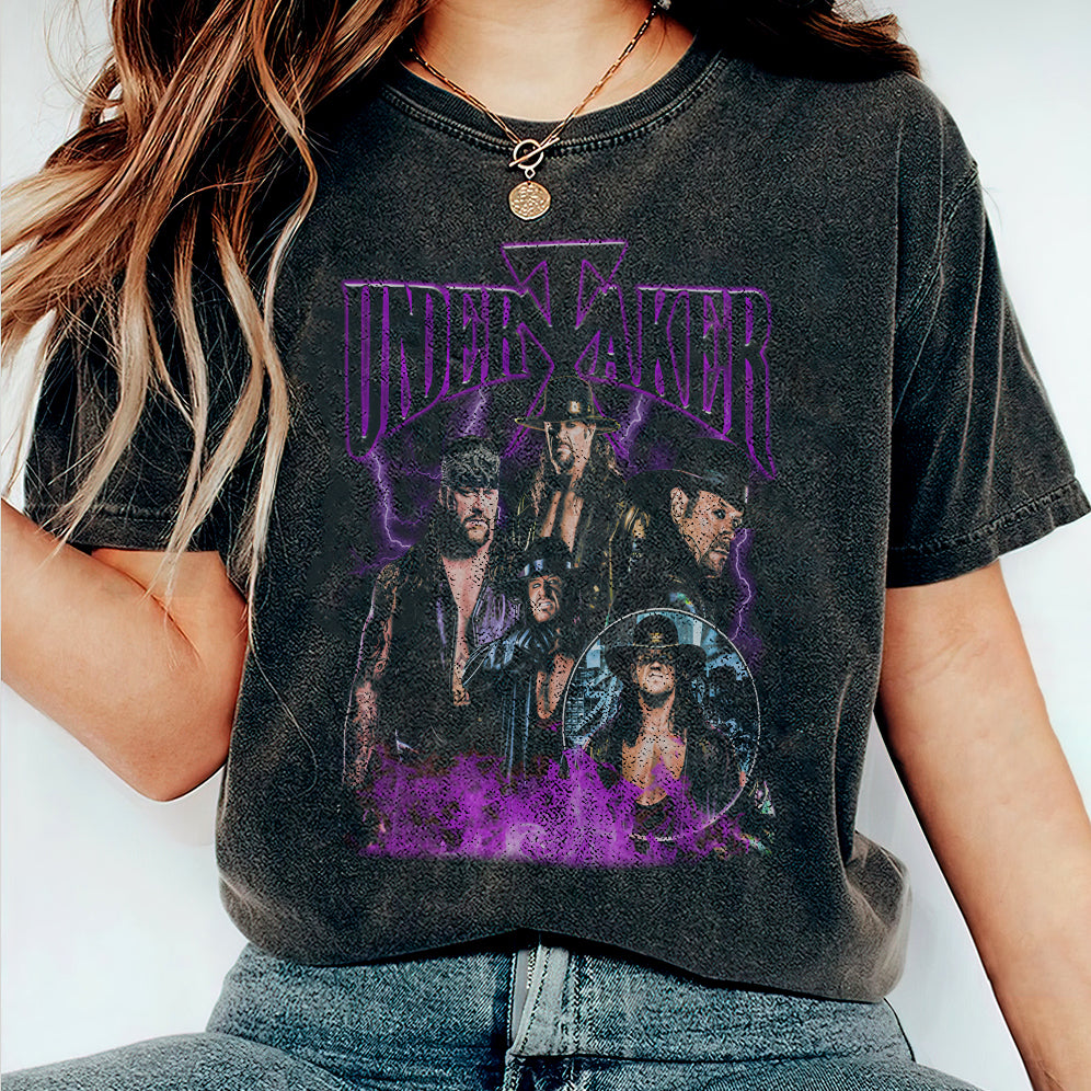 Vintage 90s Graphic Style Undertaker Shirt - Undertaker T-Shirt V2- American Professional Wrestler Tee For Man and Woman Unisex T-Shirt