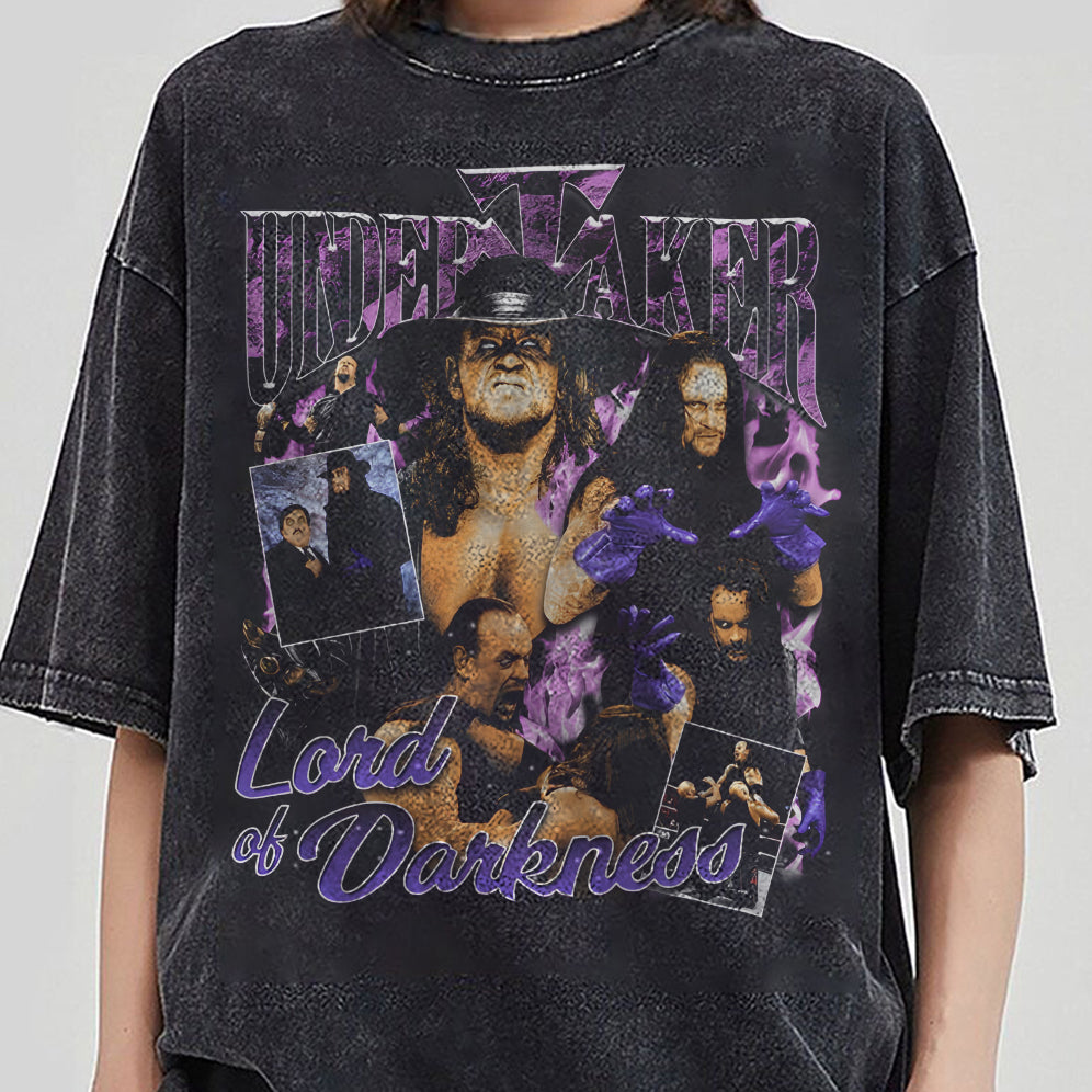 Vintage 90s Graphic Style Undertaker Shirt - Undertaker T-Shirt V3 - American Professional Wrestler Tee For Man and Woman Unisex T-Shirt