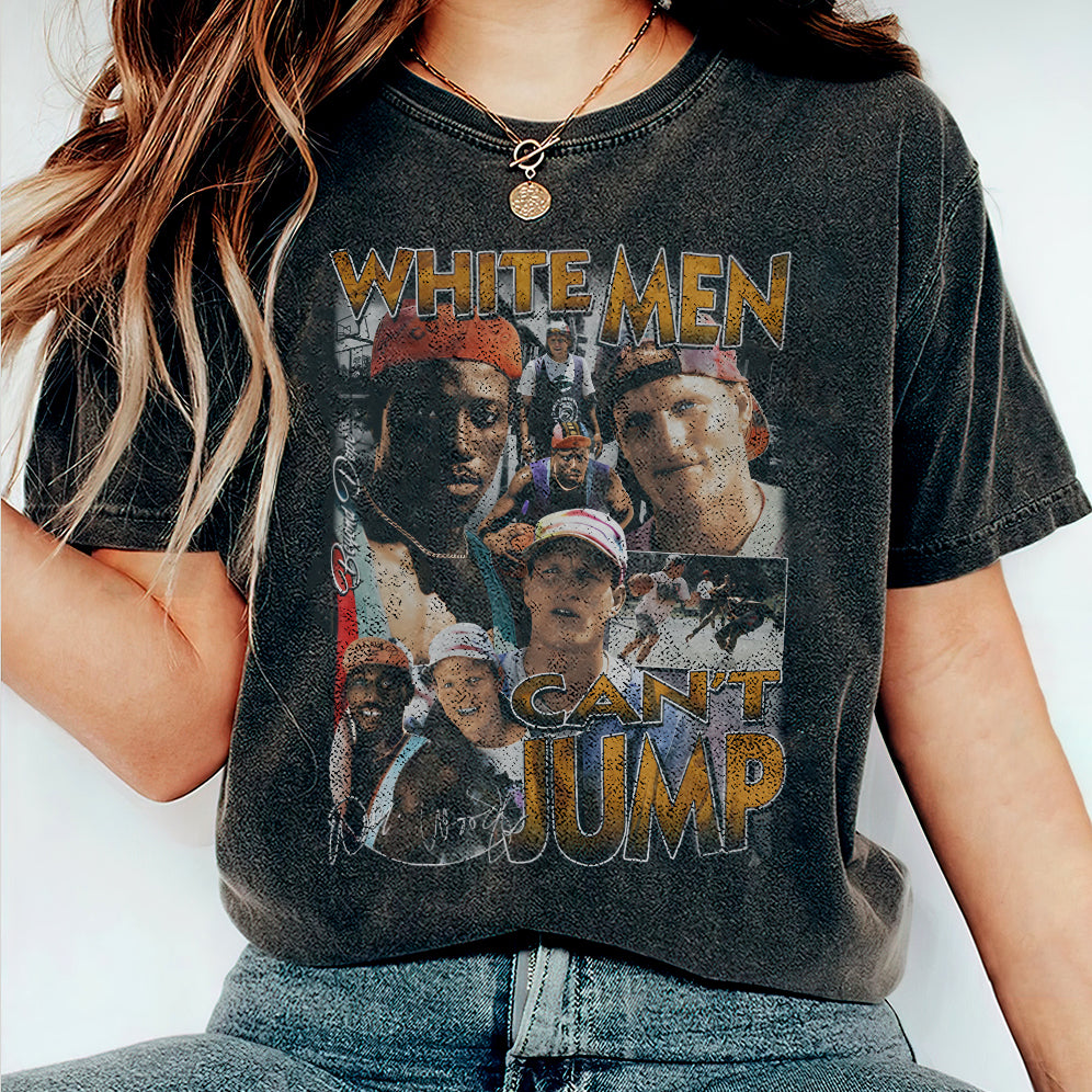 Vintage 90s Graphic Tony White Men Can't Jump Shirt - White Men Can't Jump T-Shirt - American Professional Wrestler Tee For Man and Woman Unisex T-Shirt VT8AU8