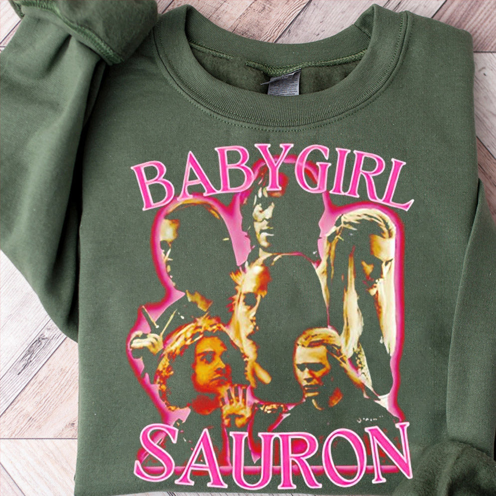 Vintage Baby girl sauron graphic shirt, Sweatshirt, Hoodie And Tank Top