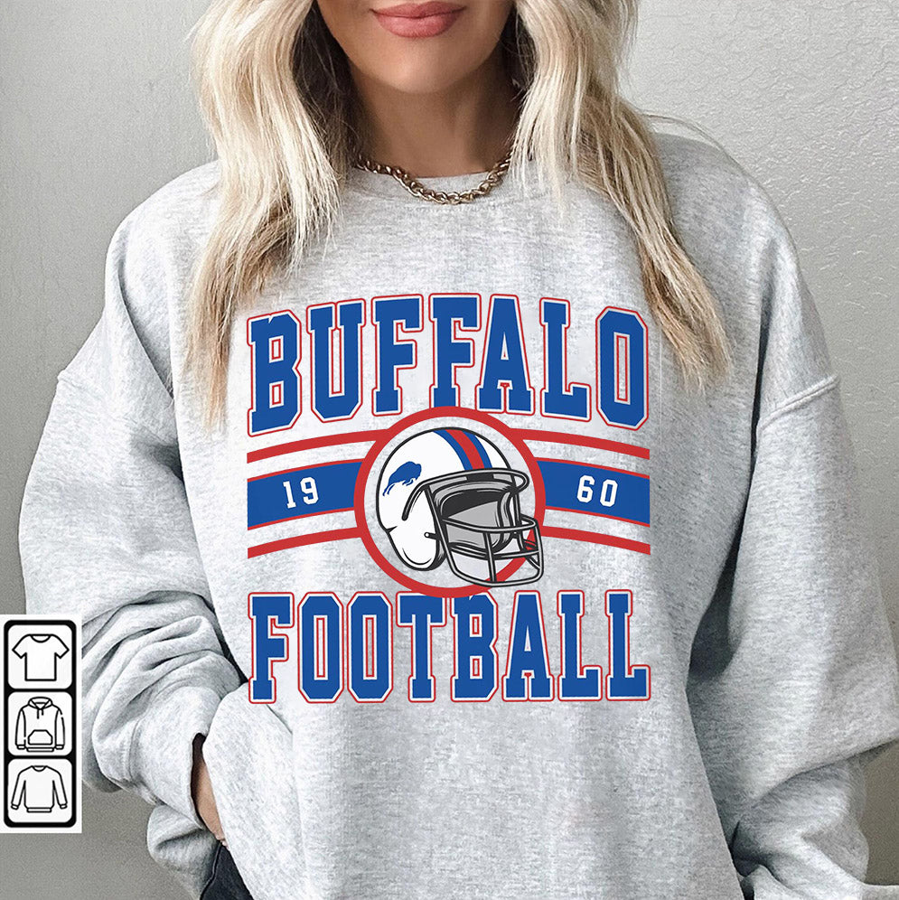 Vintage Buffalo Football Sweatshirt, Buffalo Bill Sweatshirt, Bill Sweatshirt, Bills Football, Buffalo New York, Buffalo Fan Gift