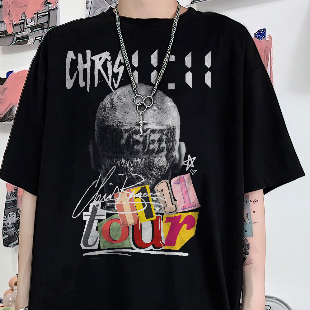 Vintage Chris Brown, Chris Brown Shirt, Vintage Chris Brown T-Shirt, 11 11 Tour T-Shirt, Chris Brown Concert Shirt