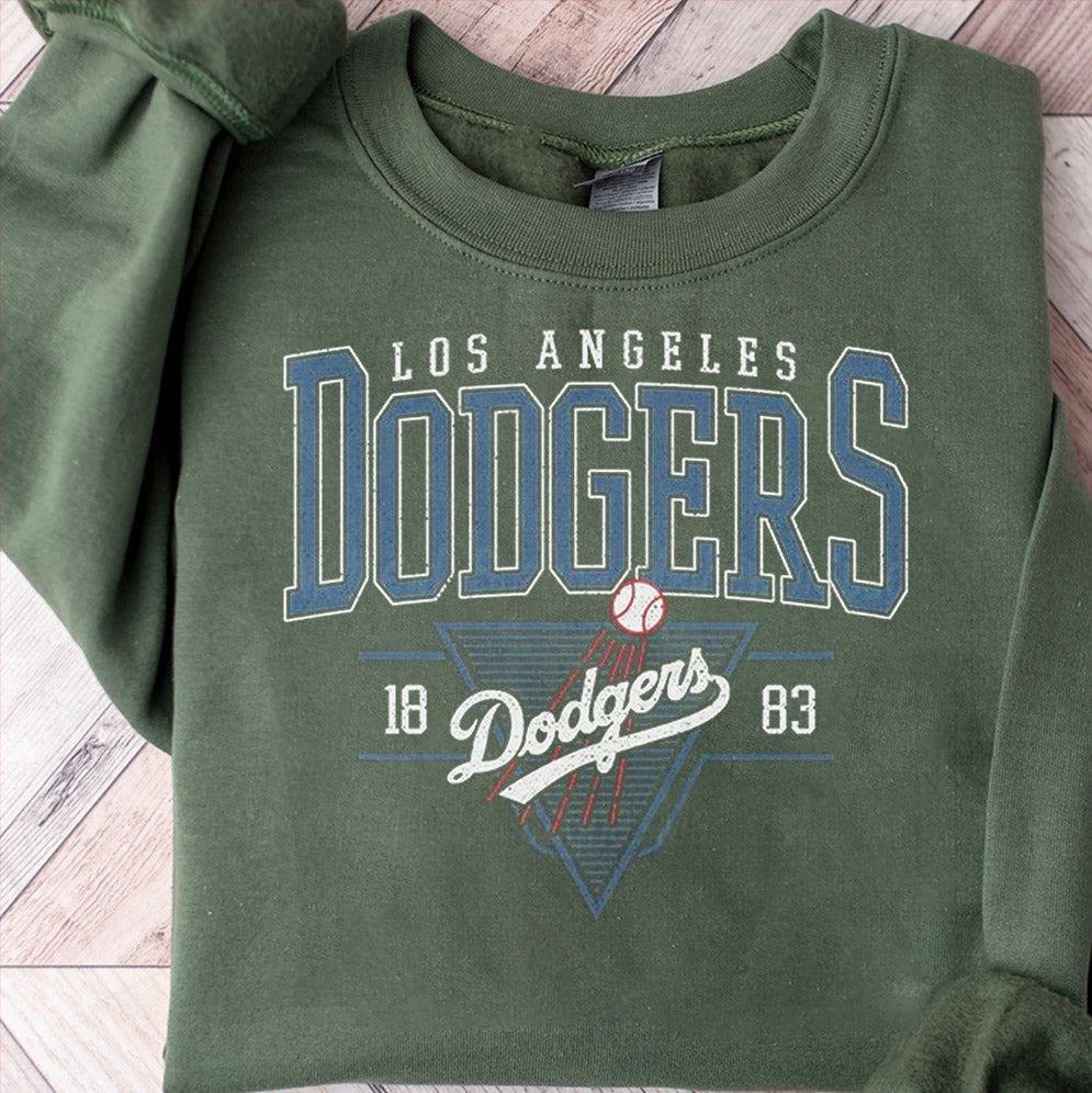 Vintage Los Angeles Baseball Sweatshirt, Vintage Style Dodgers Baseball Crewneck Sweatshirt, Game Day, Los Angeles Baseball Custome