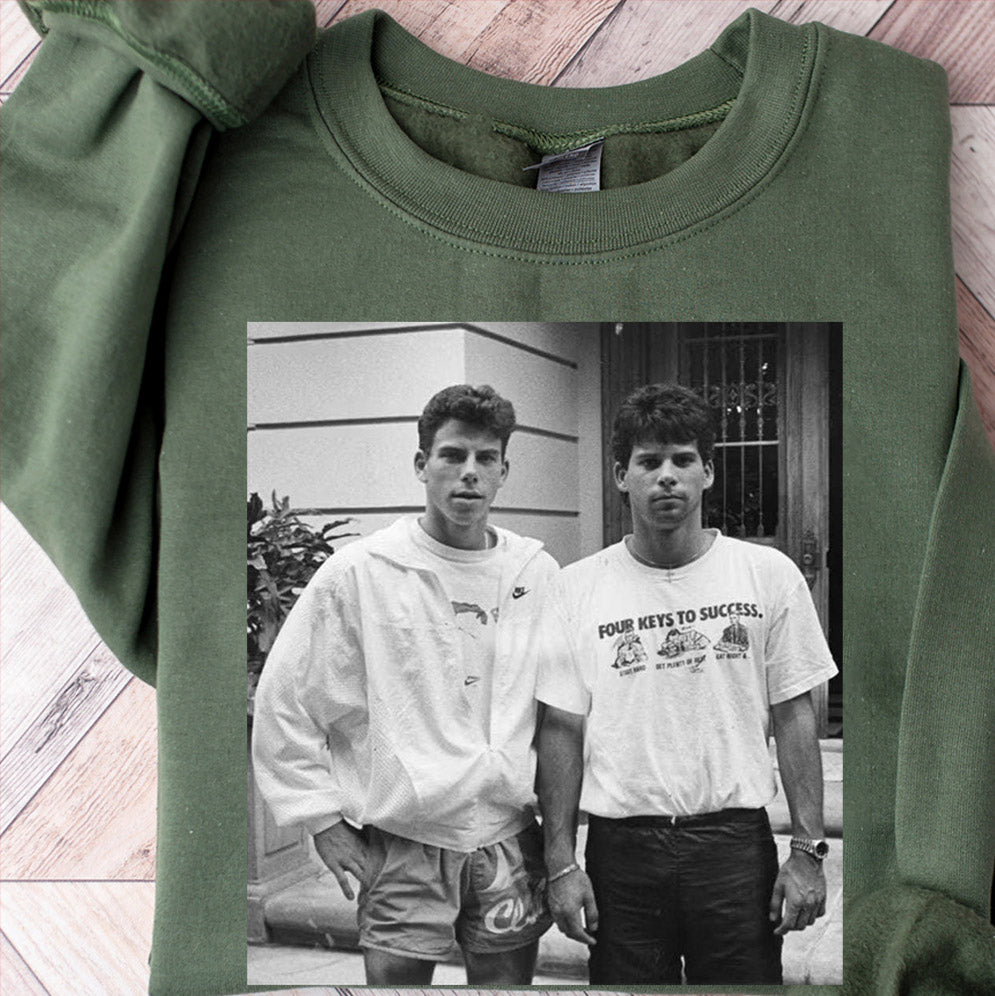 Vintage Menendez Brothers png, 80s Erik & Lyle Png, True Crime Fan Gift, Retro Monster Png, Murderabilia