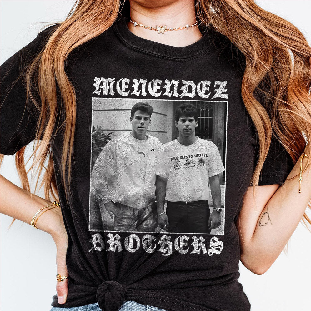 Vintage Menendez Brothers Shirt, 80s Erik & Lyle Tee, True Crime Fan Gift, Retro Monster T-Shirt T1, Murderabilia