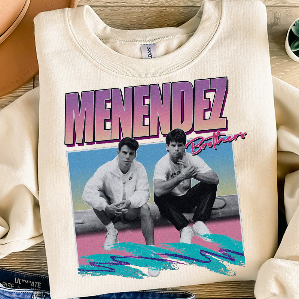 Vintage Menendez Brothers Shirt, Erik and Lyle Menendez Tee, 80s Erik & Lyle Tee, True Crime Fan Gift, Retro Monster T-Shirt