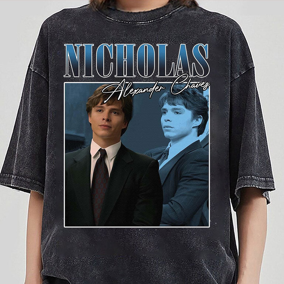 Vintage Nicholas Alexander Chavez T-shirt, American Actor Shirt, Spencer Cassadine, Emmy Award Shirt, Drama Series Monsters, Nicholas Fans