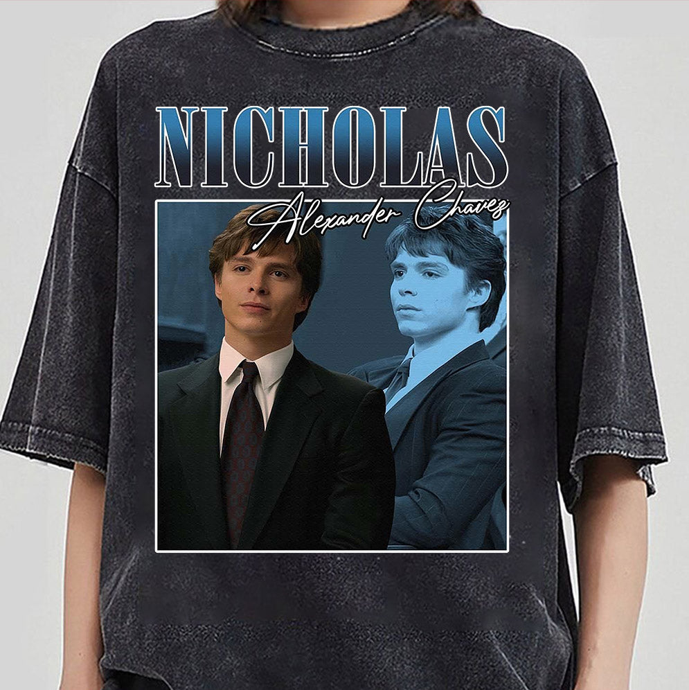 Vintage Nicholas Alexander Chavez T-shirt, American Actor Shirt, Spencer Cassadine, Emmy Award Shirt, Drama Series Monsters, Nicholas Fans, T1