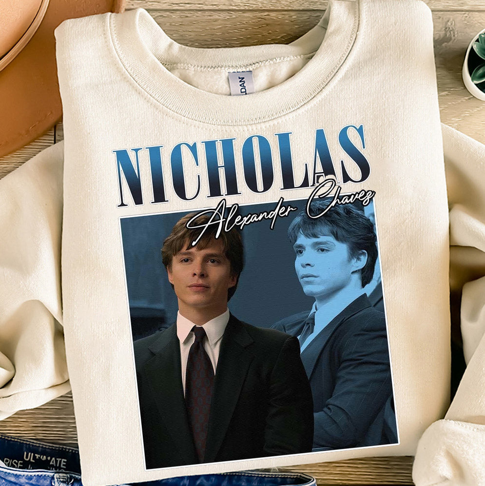 Vintage Nicholas Alexander Chavez T-shirt, American Actor Shirt, Spencer Cassadine, Emmy Award Shirt, Drama Series Monsters, Nicholas Fans, T1