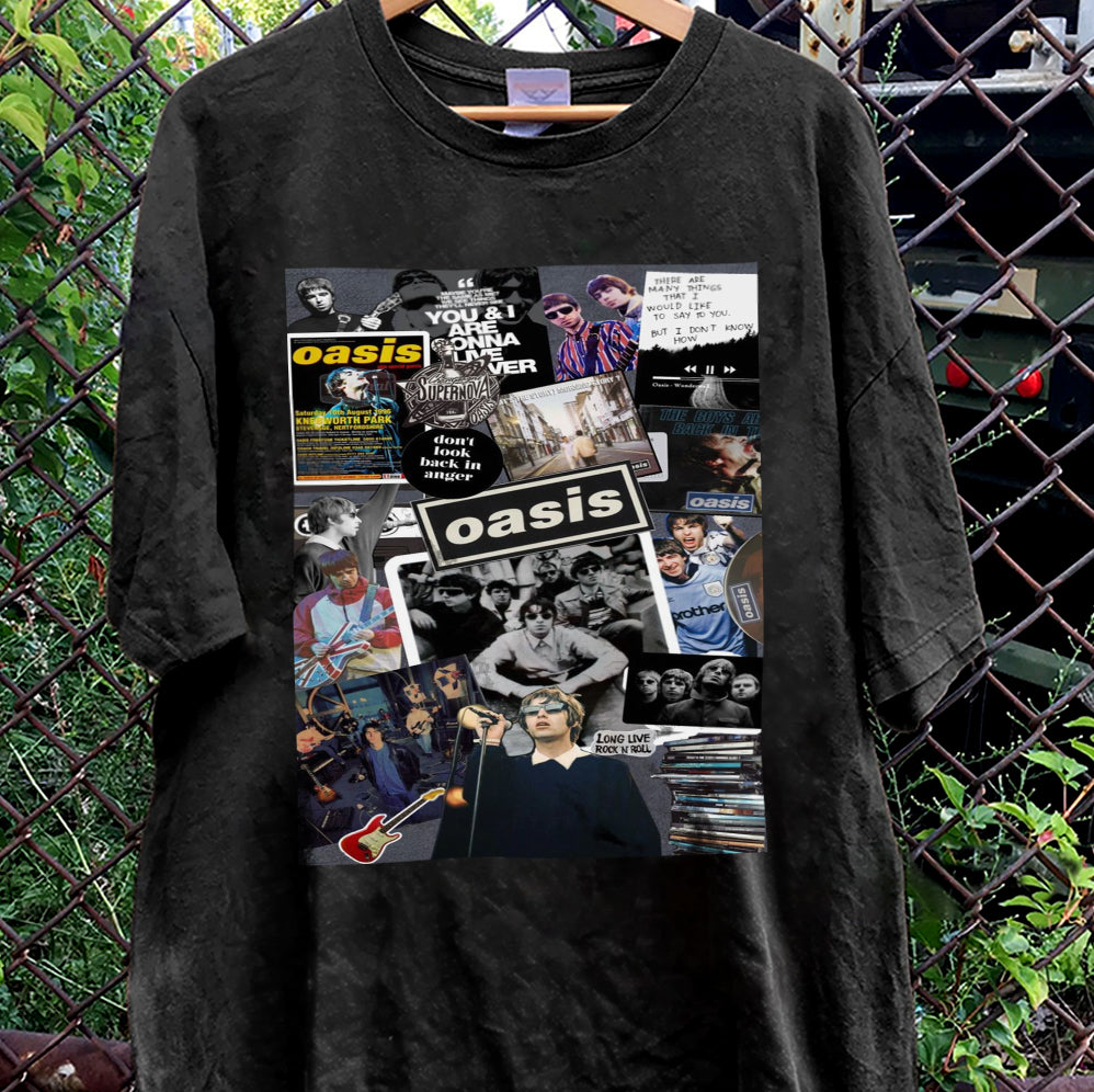 Vintage Oasis Reunion Comfort T-Shirt, Oasis Merch, Liam Gallagher, Noel Gallagher, Perfect Gift for Oasis Fans, definitely maybe, Oasis Tour