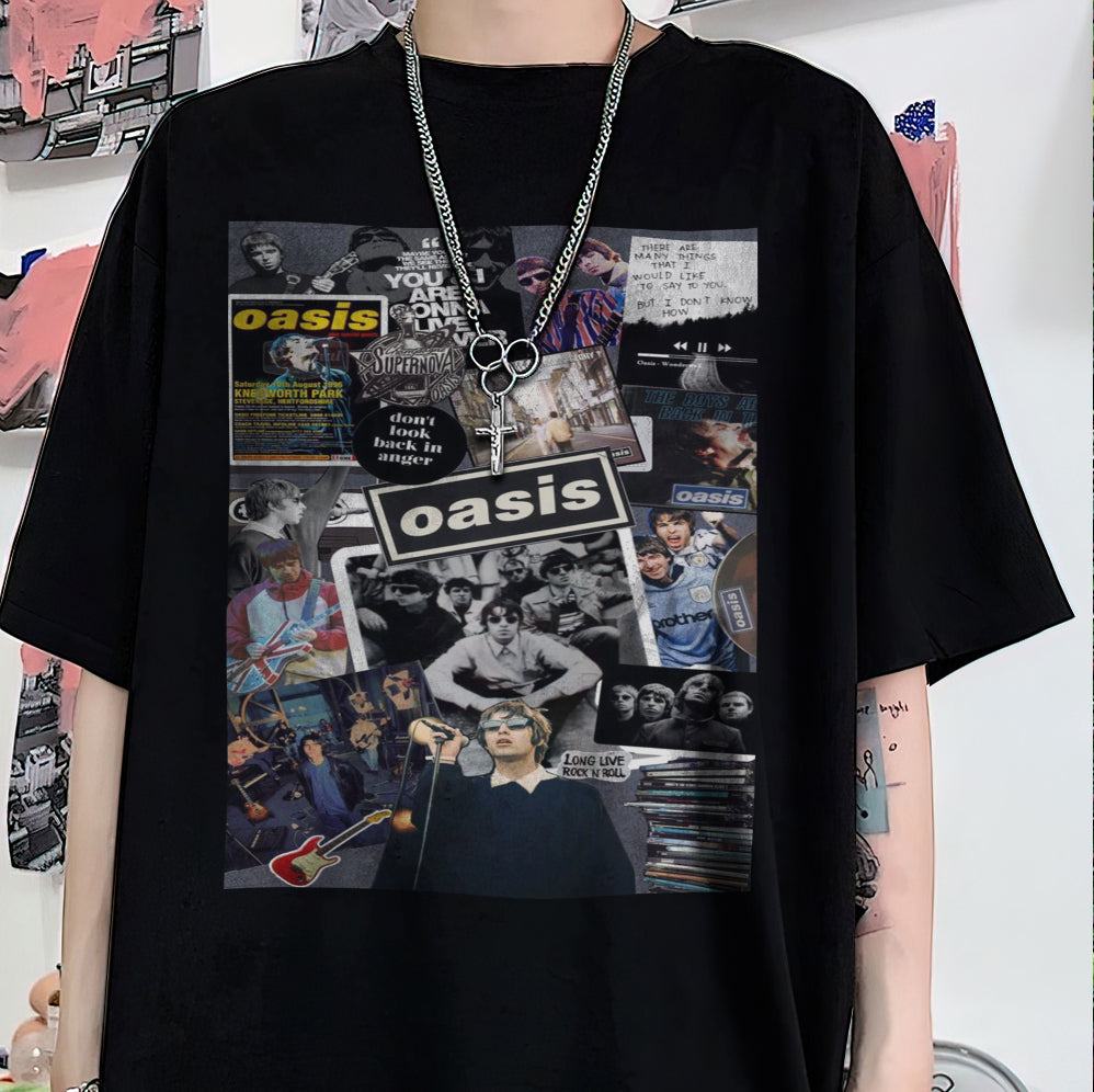 Vintage Oasis Reunion Comfort T-Shirt, Oasis Merch, Liam Gallagher, Noel Gallagher, Perfect Gift for Oasis Fans, definitely maybe, Oasis Tour