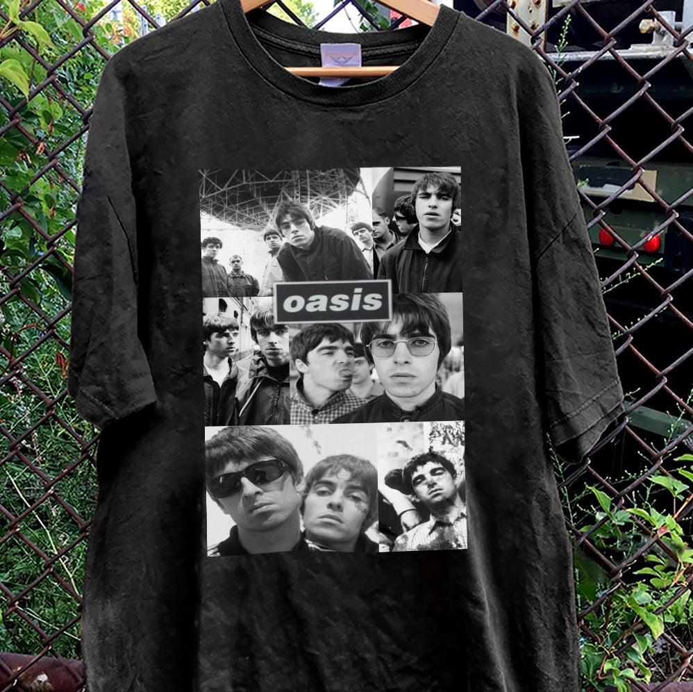 Vintage Oasis Reunion Comfort T-Shirt, Oasis Merch, Liam Gallagher V3, Noel Gallagher, Perfect Gift for Oasis Fans, definitely maybe, Oasis Tour