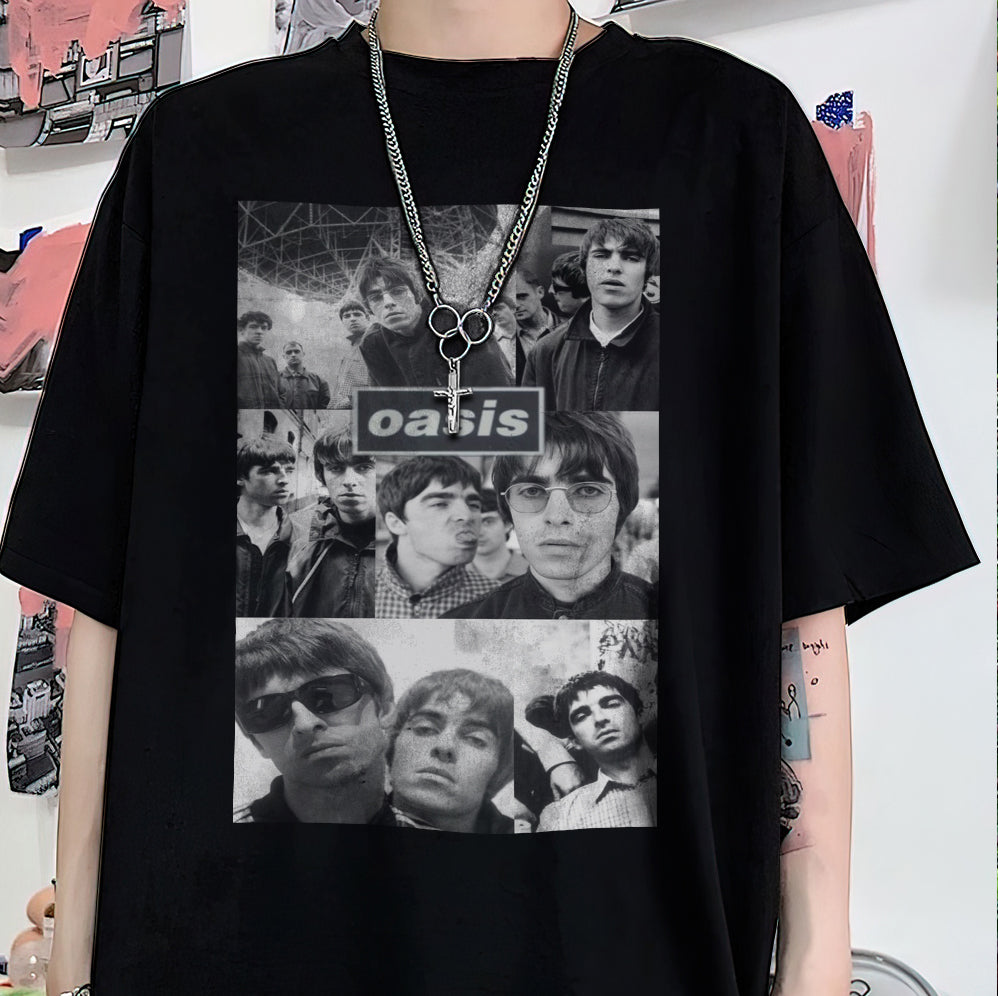 Vintage Oasis Reunion Comfort T-Shirt, Oasis Merch, Liam Gallagher V3, Noel Gallagher, Perfect Gift for Oasis Fans, definitely maybe, Oasis Tour