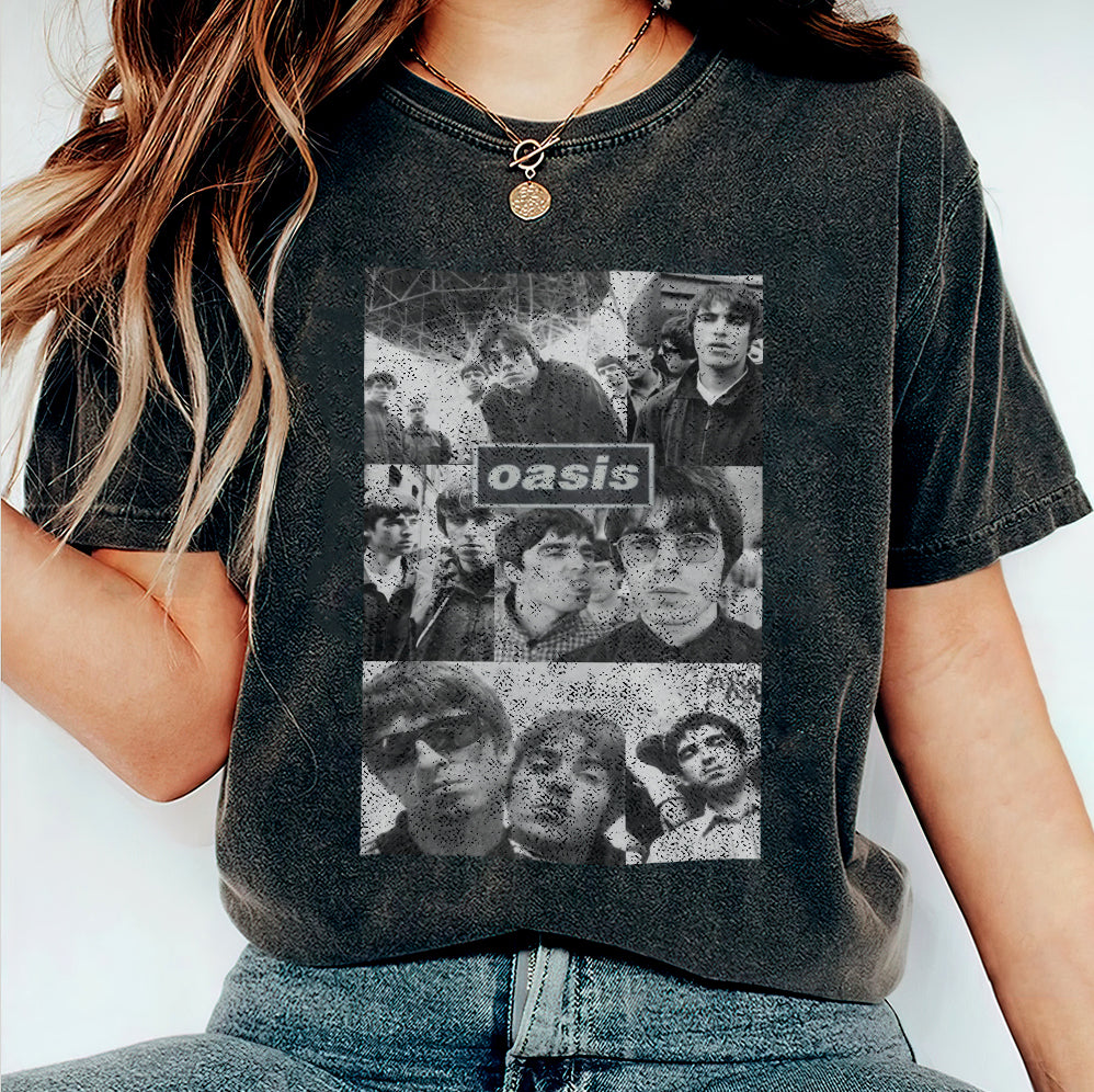 Vintage Oasis Reunion Comfort T-Shirt, Oasis Merch, Liam Gallagher V3, Noel Gallagher, Perfect Gift for Oasis Fans, definitely maybe, Oasis Tour