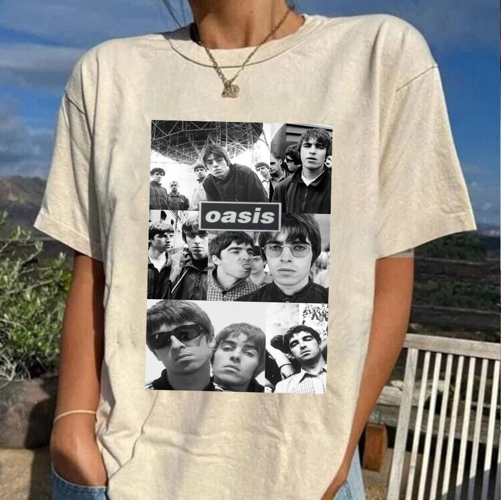 Vintage Oasis Reunion Comfort T-Shirt, Oasis Merch, Liam Gallagher V3, Noel Gallagher, Perfect Gift for Oasis Fans, definitely maybe, Oasis Tour