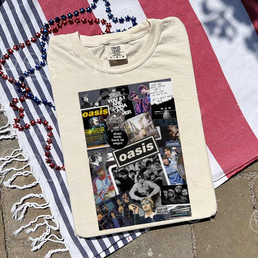 Vintage Oasis Reunion T-Shirt, Oasis Merch, Liam Gallagher V4, Noel Gallagher, Perfect Gift for Oasis Fans, definitely maybe, Oasis Tour